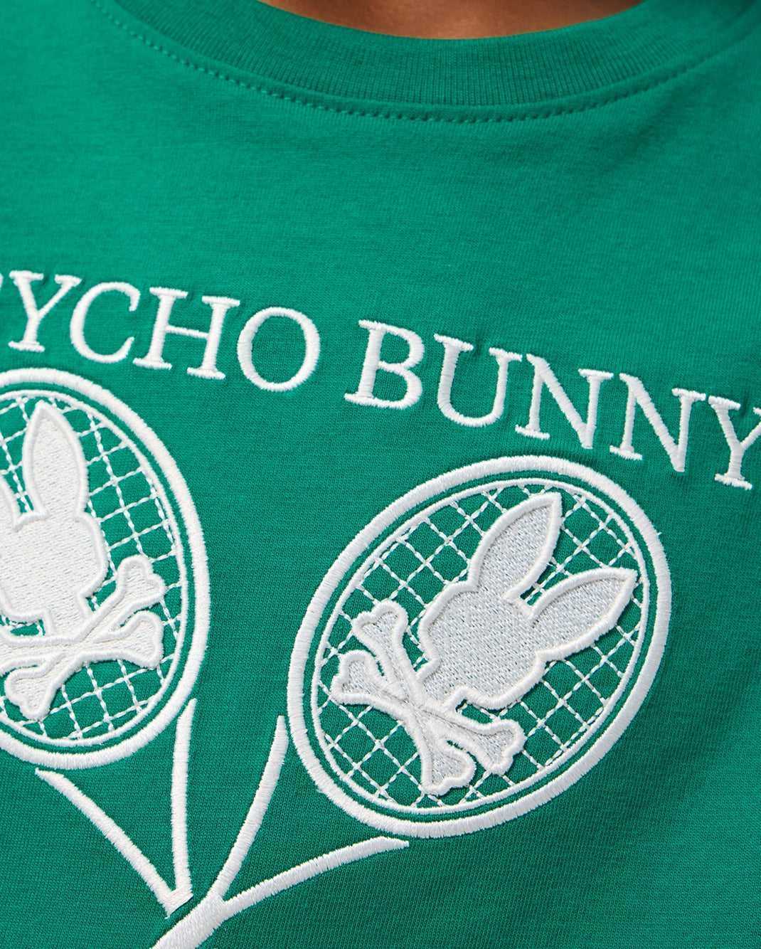 Polos Psycho Bunny Courtside Graphic Tee Vert Enfant | HBM-33178632